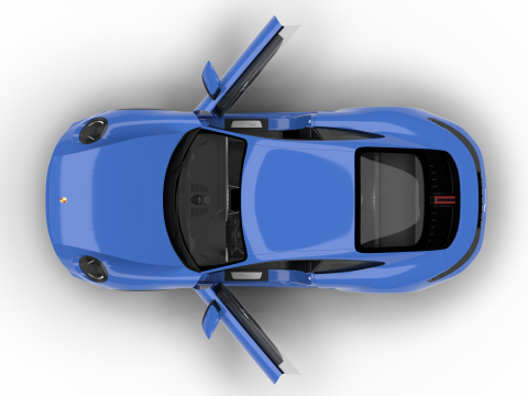 Porsche 911 Carrera 2025 HQ Modello 3D