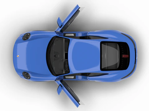 Porsche 911 Carrera 2025 HQ 3D Model