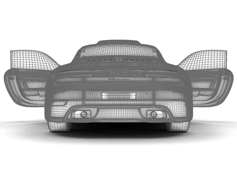 Porsche 911 Carrera 2025 HQ 3D Model