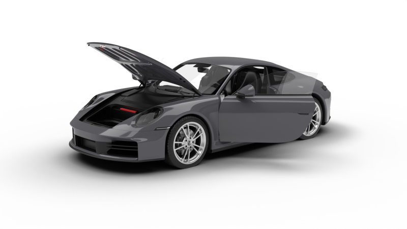 Porsche 911 Carrera 2025 HQ 3D 모델 .c4d .max .obj .3ds .fbx .stl .blend