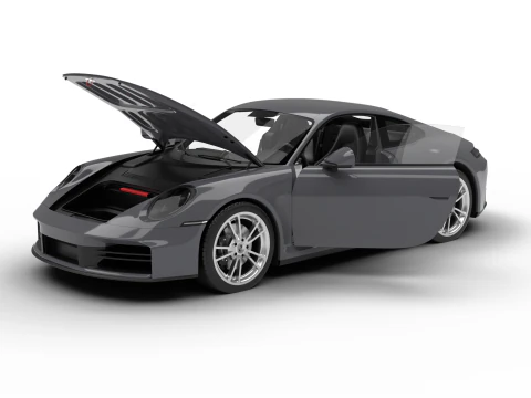 Porsche 911 Carrera 2025 Genel Merkez 3D Model