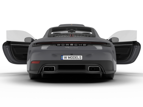 Porsche 911 Carrera 2025 HQ 3D 모델