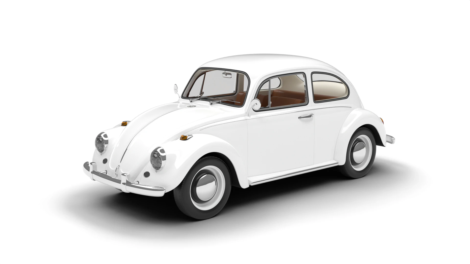 Volkswagen Beetle Type 1 1200 1965 3D Model .c4d .max .obj .3ds .fbx .stl .blend 