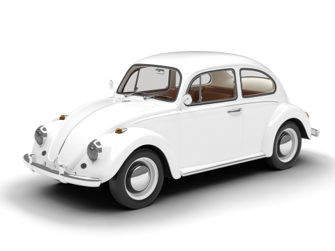 Volkswagen Beetle Type 1 1200 1965 3D-Modell