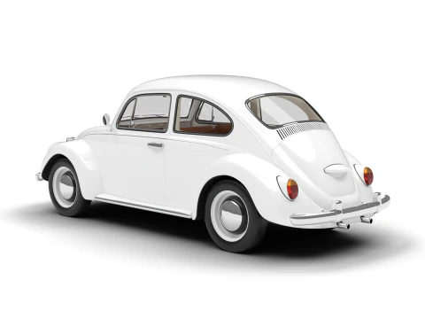 Volkswagen Beetle Type 1 1200 1965 3D Model