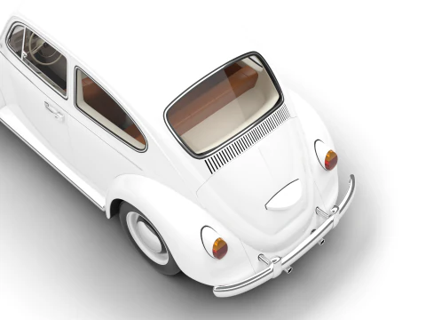 Volkswagen Beetle Type 1 1200 1965 3D Model