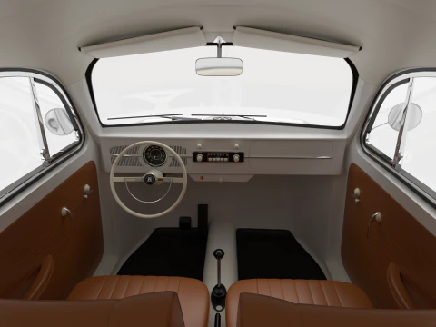 Volkswagen Beetle Type 1 1200 1965 3D Model