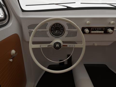 Volkswagen Beetle Type 1 1200 1965 Model 3D