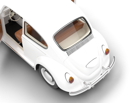 Volkswagen Beetle Type 1 1200 1965 HQ 3D Model