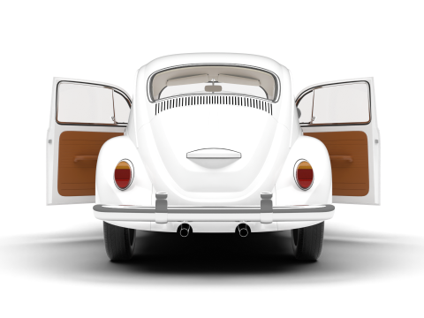 Volkswagen Beetle Type 1 1200 1965 HQ 3D Model
