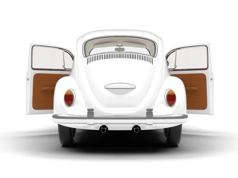 Volkswagen Beetle Type 1 1200 1965 HQ 3D Model