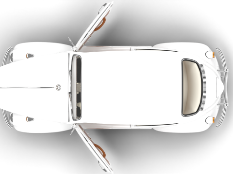 Volkswagen Beetle Type 1 1200 1965 HQ 3D Model