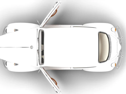 Volkswagen Beetle Type 1 1200 1965 HQ 3D Model