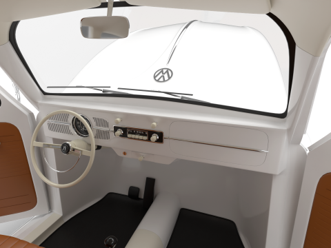 Volkswagen Beetle Type 1 1200 1965 HQ 3D Model