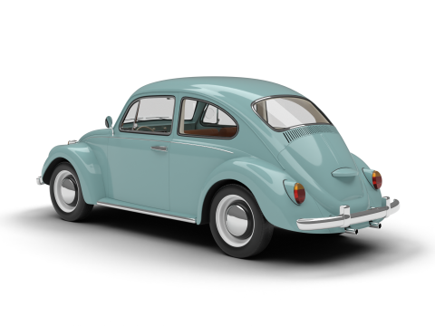 Volkswagen Beetle Type 1 1200 1965 Modelo 3D