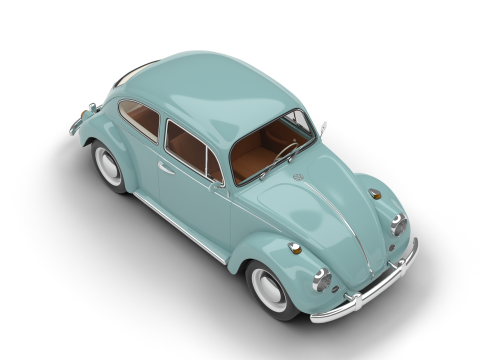 Volkswagen Beetle Type 1 1200 1965 Modelo 3D