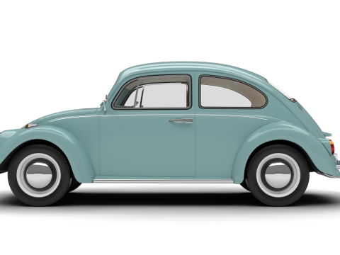 Volkswagen Beetle Type 1 1200 1965 Modelo 3D