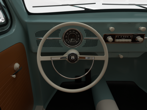 Volkswagen Beetle Type 1 1200 1965 Modelo 3D