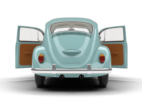 Volkswagen Beetle Type 1 1200 1965 HQ 3D Model