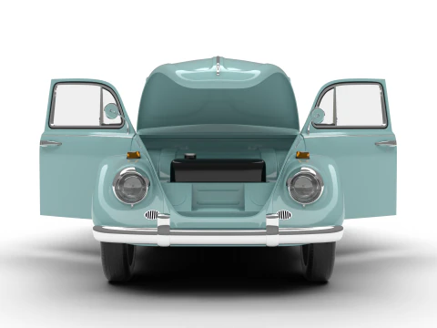 Volkswagen Beetle Type 1 1200 1965 HQ 3D Model