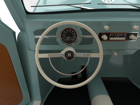 Volkswagen Beetle Type 1 1200 1965 HQ Modelo 3D