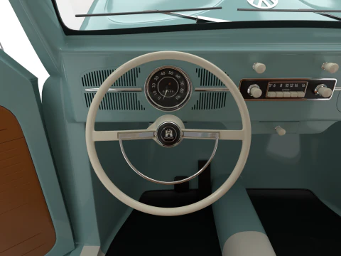 Volkswagen Beetle Type 1 1200 1965 HQ 3D Model