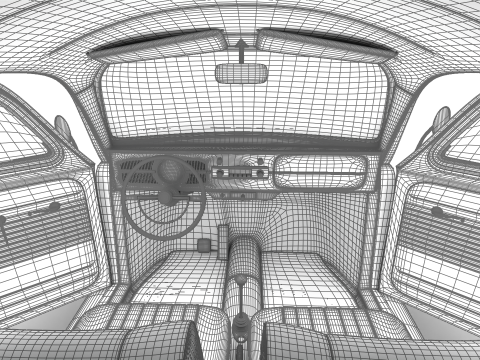 Volkswagen Beetle Type 1 1200 1965 HQ Modelo 3D