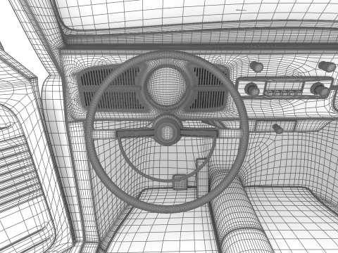 Volkswagen Beetle Type 1 1200 1965 HQ Modelo 3D