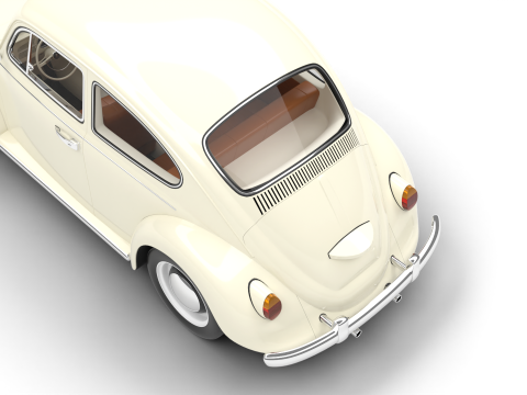 Volkswagen Beetle Type 1 1200 1965 Model 3D