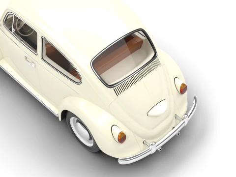 Volkswagen Beetle Type 1 1200 1965 3D Model