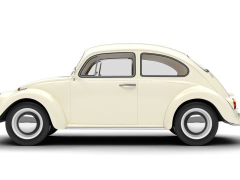 Volkswagen Beetle Type 1 1200 1965 Model 3D