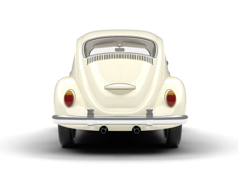 Volkswagen Beetle Type 1 1200 1965 3D Model