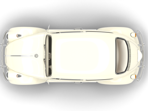 Volkswagen Beetle Type 1 1200 1965 Model 3D