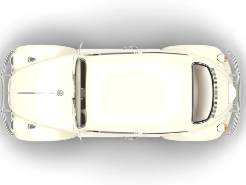 Volkswagen Beetle Type 1 1200 1965 3D Model