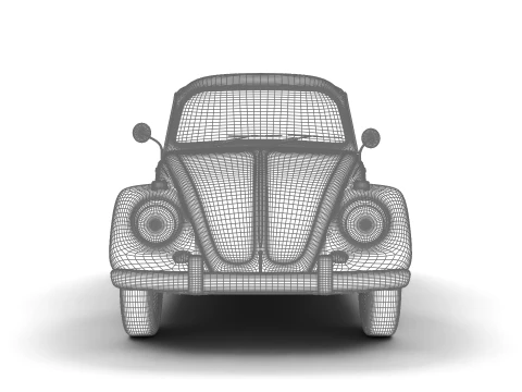 Volkswagen Beetle Type 1 1200 1965 3D Model