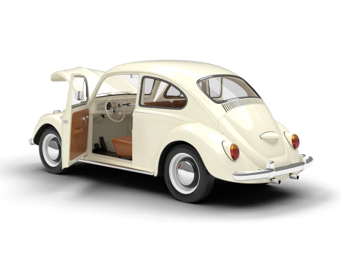 Volkswagen Beetle Type 1 1200 1965 HQ 3D Model