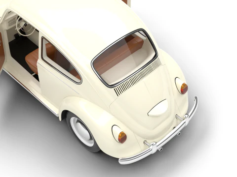 Volkswagen Beetle Type 1 1200 1965 HQ 3D Model