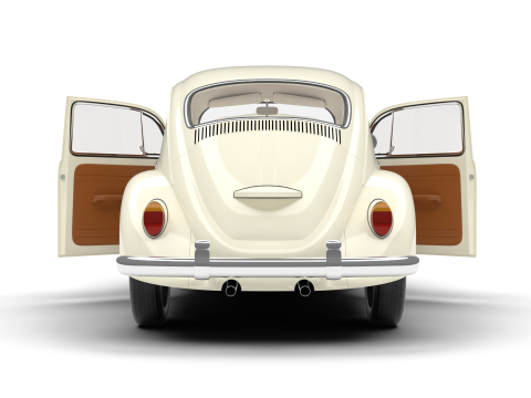 Volkswagen Beetle Type 1 1200 1965 HQ 3D Model