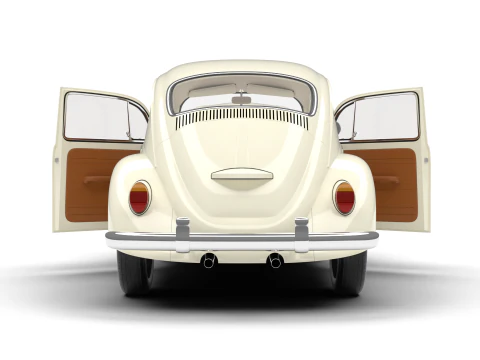 Volkswagen Beetle Type 1 1200 1965 HQ 3D Model