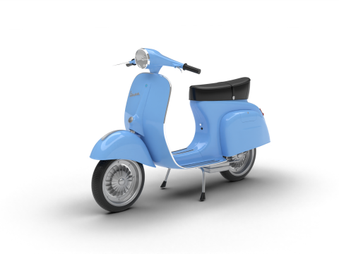 Vespa 125 1967 3D Модель