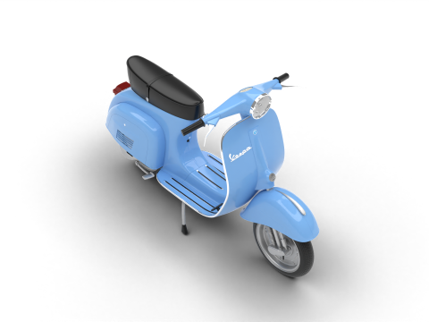 Vespa 125 1967 3D-Modell