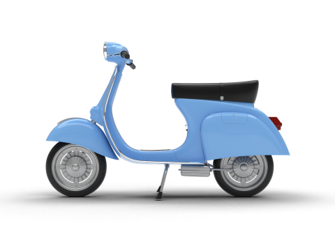 Vespa 125 1967 3D-Modell