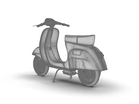 Vespa 125 1967 Modello 3D