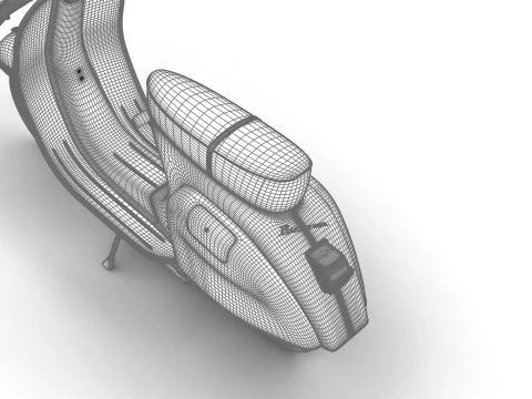 Vespa 125 1967 3D Model