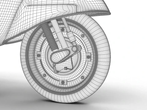 Vespa 125 1967 3D Model