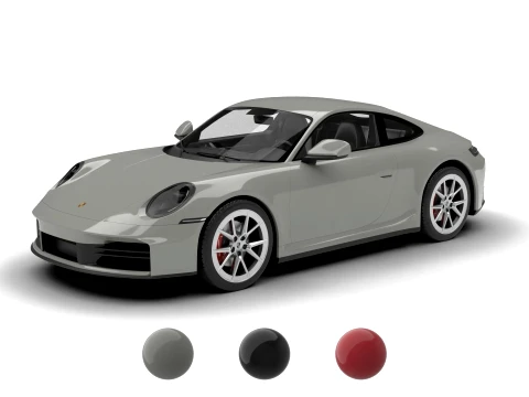 Porsche 911 Carrera 2025 S Modello 3D