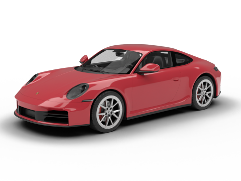 Porsche 911 Carrera 2025 S 3D Model