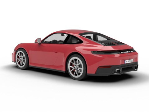Porsche 911 Carrera 2025 S 3D Модель