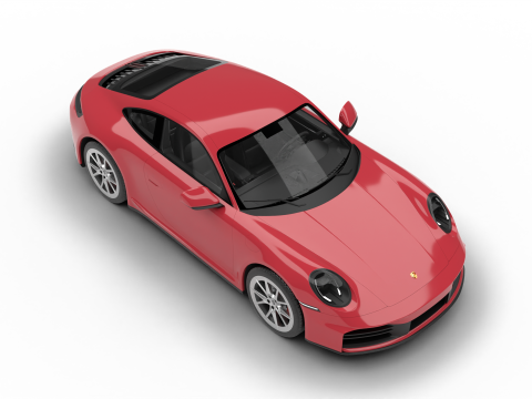 Porsche 911 Carrera 2025 S 3D Модель