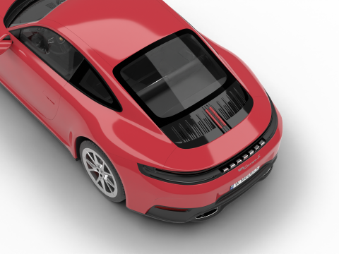Porsche 911 Carrera 2025 S 3D Модель